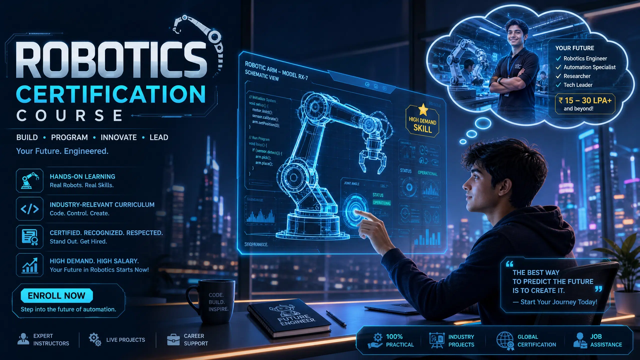 Robotics Certification Course Online: Top Platforms, Fees And Syllabus Explained 10 Robotics Certification Course Online