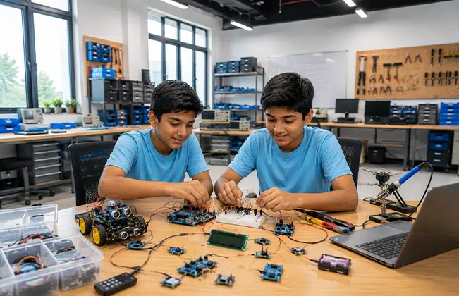 robotics course for school students